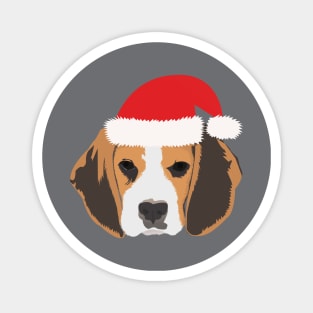 Christmas Beagle Magnet
